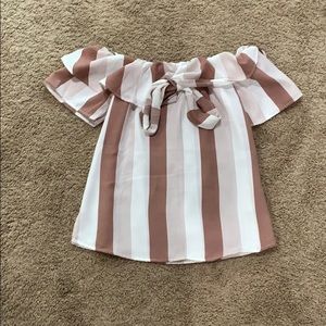 Willow and Root off the shoulder Top